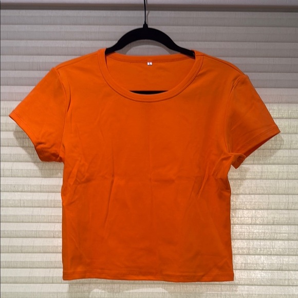 Orange Women's Crop Top - Picture 1 of 1